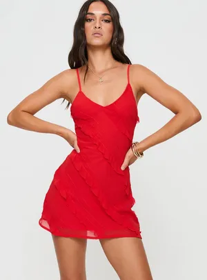 Red Princess Polly Dress Mini thumbnail 1