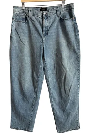 Banana Republic High Rise Straight Ankle Jeans Light Wash‎ Women's Size 33/16 thumbnail 1