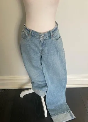 Abercrombie and fitch the baggy low rise curve love jeans thumbnail 1