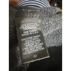Lululemon Oversized Scuba Zip Hoodie Blue Nile Cropped Cotton Terry Size XS/S thumbnail 6
