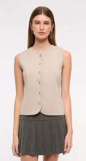 Abercrombie & Fitch Mara High-V LuxeLoft Sweater Vest thumbnail 1