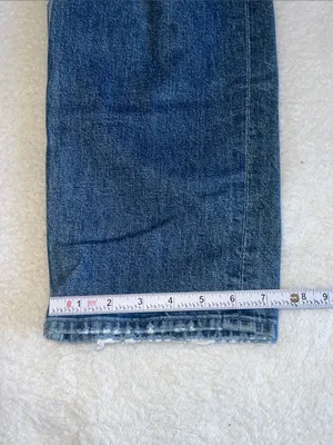 MOTHER "High Waisted Study Hover" Straight Jeans Peaches & Scream‎ Size 28 thumbnail 10