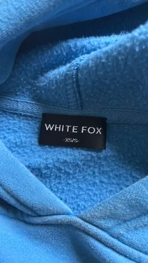 White Fox Boutique Hoodie Blue thumbnail 5