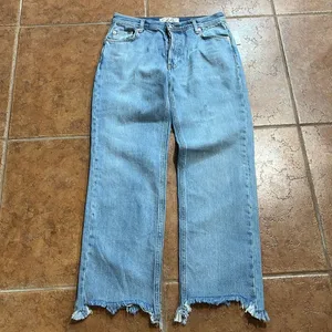 NWT We the Free‎ Maggie Ripped Crop Straight Leg Jeans size 24” thumbnail 5