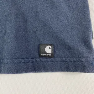 Carhartt For Women T-Shirt Size XS Blue Short Sleeve Stretch WK204 NVY thumbnail 6