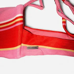 Billabong Pink Bikini Top Ribbed thumbnail 4