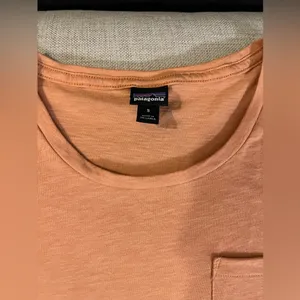 Patagonia Orange Tee. Size Small. thumbnail 3