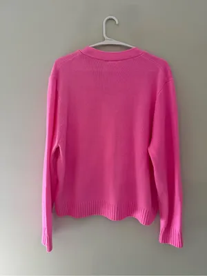 Queen of Sparkles Pink Sequin Nutcracker Christmas Cardigan Women S thumbnail 7