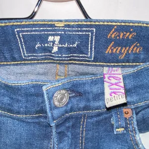 7 For All Mankind The Lexie Petite Women's Blue Jeans Size 25 thumbnail 3