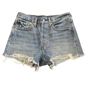 Levi 501 Button-Fly Denim Shorts Women’s Size 27 thumbnail 3