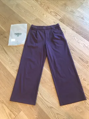 NWT HALARA Flex™ DayStretch High Waisted Pocket Straight Leg Work Pants Wide thumbnail 10