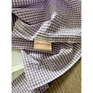 Rungolee Jacqueline‎ Dress Womens XL Purple Gingham Midi Ruffle Cottagecore NWT thumbnail 7