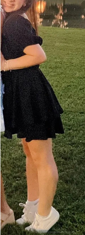 Altar'd State Black dress thumbnail 4