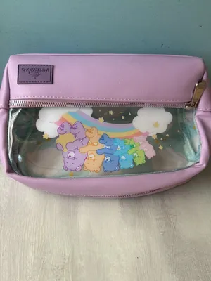 NWOT Impressions Care Bears Rainbow Cosmetic Pouch Makeup Bag Care Bears Travel thumbnail 2