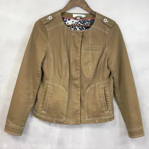 Boden Military Utility‎ Jacket Womens Size 6 Cotton Blend Indie Heritage Neutral thumbnail 14