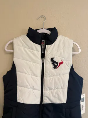 NFL Team Apparel Houston Texans NFL Puffer Vest Size M thumbnail 3