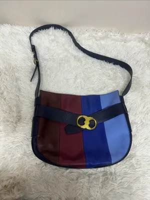 TORY BURCH Gemini Link Striped Multi Belted Hobo Cross Body Bag thumbnail 12