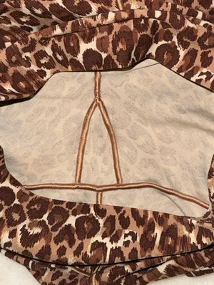 Aerie OFFLINE Leggings Real Me 7/8 High Rise Leopard Print Women’s M Medium thumbnail 9