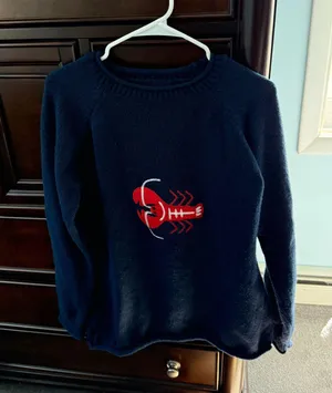 Boutique Lobster Top Blue Size L thumbnail 1