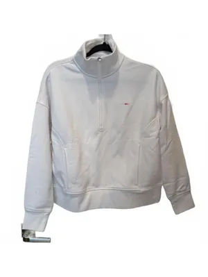 G/Fore I Hate Golf Boxy Crop French Terry Quarter Zip Sweatshirt Sweater XS thumbnail 3
