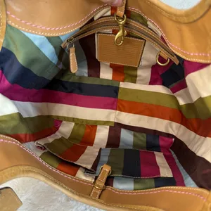 y2k Coach Legacy Tan Ergo Hobo Shoulder Bag thumbnail 7