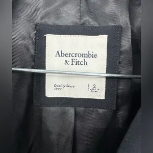 Abercrombie & Fitch Women's Classic Suiting Blazer Black Size‎ 2 thumbnail 3
