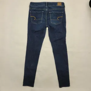 American Eagle Jeans Womens 4 Regular (29x28)‎ Blue Jegging Skinny Stretch Denim thumbnail 2