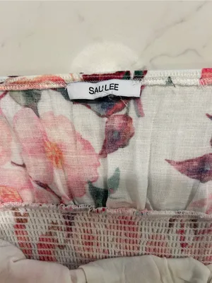 Sau Lee Saulee New Tags “Betty” Floral Punk Dress Mini Ruffle thumbnail 5