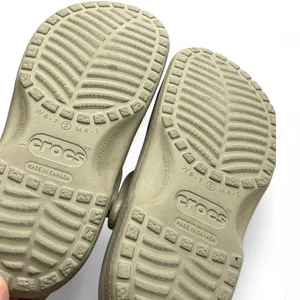 CROCS unisex basic Classic Sandals Clogs Shoes Beige/Tan Size W6-7 M 4-5 thumbnail 8