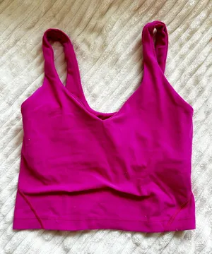 Lululemon hot pink align tank thumbnail 1