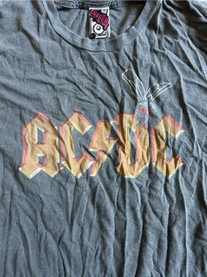 Chaser ac/dc Short Sleeve Tee with Red/Gold Print thumbnail 3