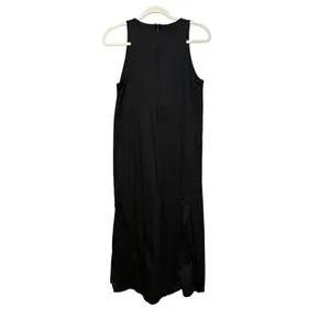 Madewll Black 100% Cotton Sleeveless Midi Dress sz 8‎ thumbnail 2