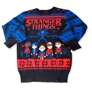 Stranger Things Netflix official merchandise unisex medium sweater thumbnail 1