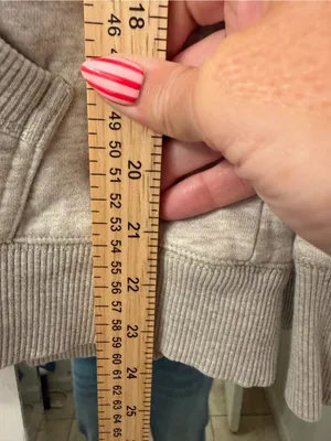 L.L. Bean Neutral Sherpa-Lined Zip Hoodie Jacket thumbnail 6