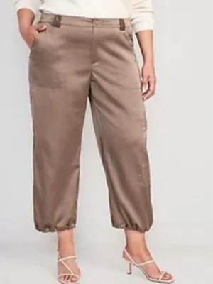 Old Navy Satin Cargo Jogger Pants Size 14 NWT thumbnail 14