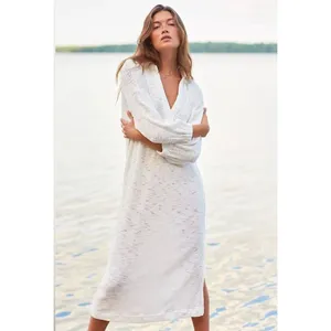 Free People Beach Pacific Knit Maxi Dress Size L thumbnail 3