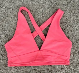 Free people movement coral bra thumbnail 1