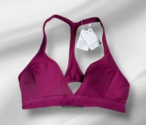 LULULEMON All Day Breeze Bra Magenta Purple, Size 6, NWT thumbnail 1