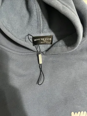 White Fox Boutique Navy Blue Pullover Hoodie thumbnail 2