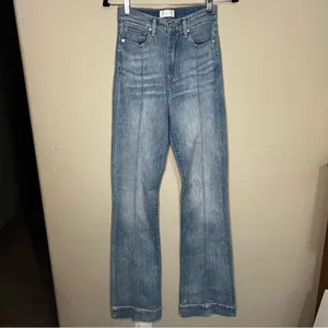 Seven for All Mankind The Ultra High Rise Dojo Center Seam‎ Flare Trouser Jeans thumbnail 4