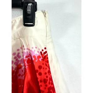 Cordelia Women’s Size 6 Multicolor‎ Abstract Print Pleated Cotton Skirt thumbnail 10