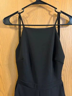 Lulus Women’s Black‎ Something to Behold Jumpsuit Small thumbnail 4