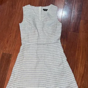 Massimo Dutti striped shift dress sleeveless thumbnail 1