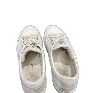 J.G. White Leather Women's Sneakers 41 10/10.5 thumbnail 3