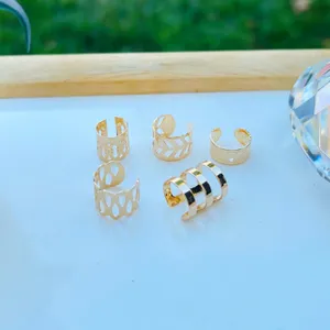 5 Pieces Gold Tone Ear Cuff Set thumbnail 2