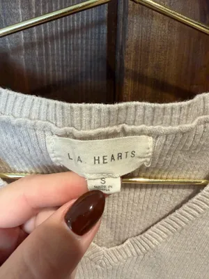 LA Hearts Crop Top thumbnail 3