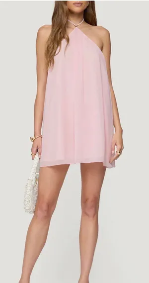 Edikted Mini Dress Pink thumbnail 1