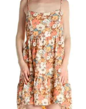 Altar'd State Retro Floral Strappy Sundress Size Medium EUC thumbnail 1