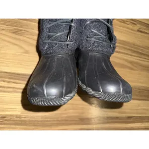Sperry Saltwater Sherpa Black Duck Boots‎ Women's Size 8.5 EUC thumbnail 10