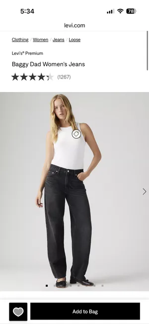 Levi’s Baggy Dad Jeans thumbnail 4